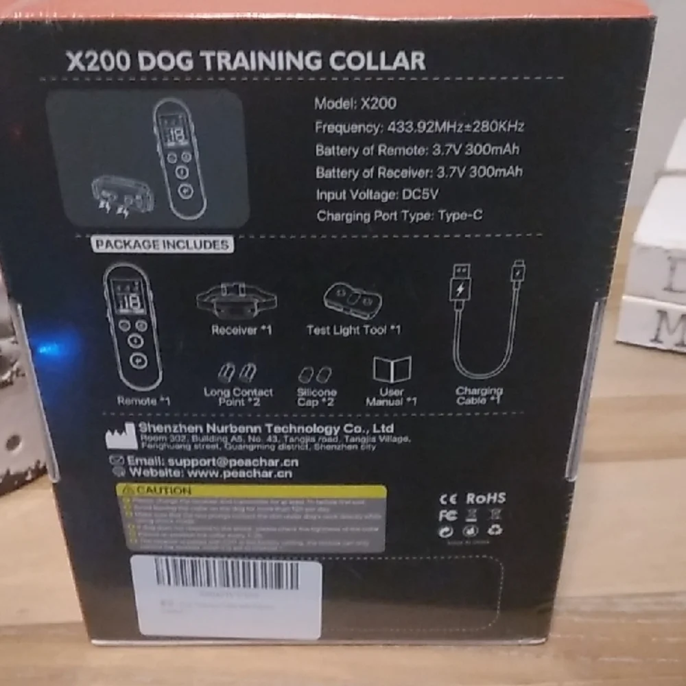 The Peacher X200 Waterproof Dog Training Collar